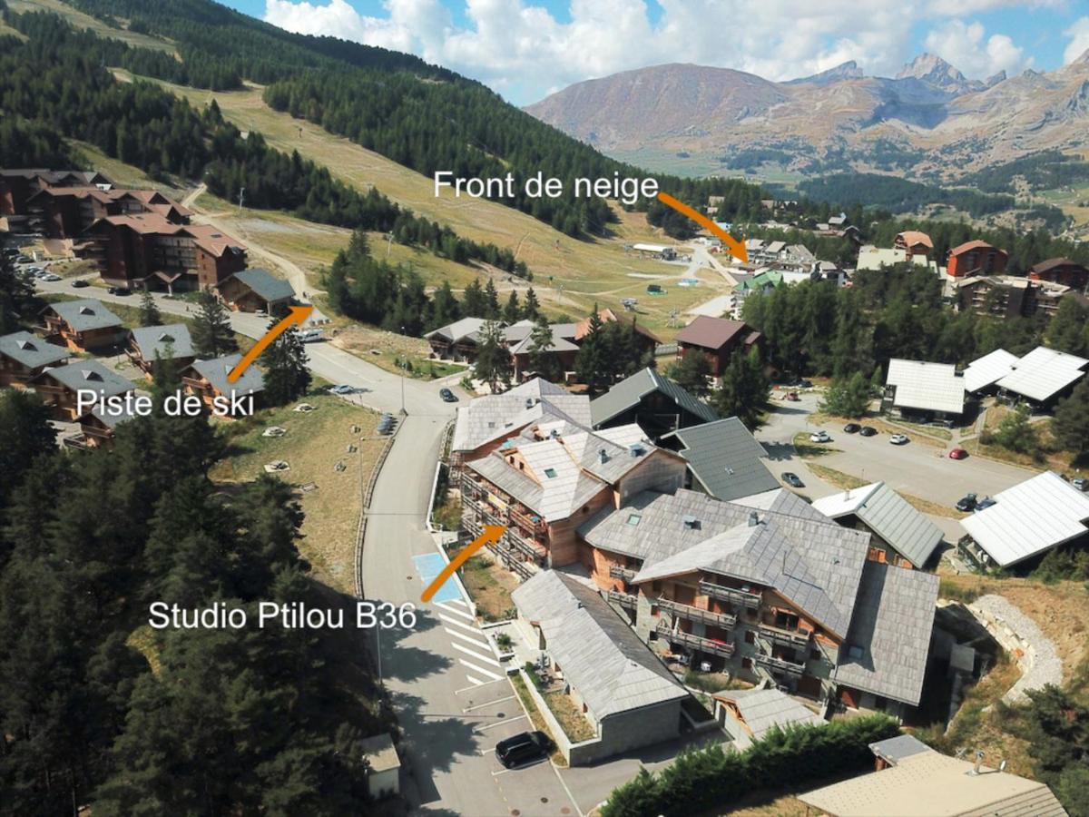 Studio Ptilou B36 2/4 Pers. Avec Vue Saint-Étienne-en-Dévoluy Dış mekan fotoğraf
